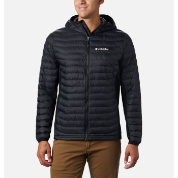 Columbia Powder Pass Hooded, Chamarras Negros Para Hombre | 283467-IJT